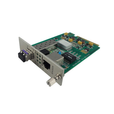 IEEE 802,3 van de het Protocolkaart van IEEE 802.3u de Vezel Optische Media Convertor