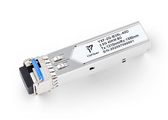 20km LCDDM 1310nm 1550nm 2.5G SFP Optische Zendontvangers