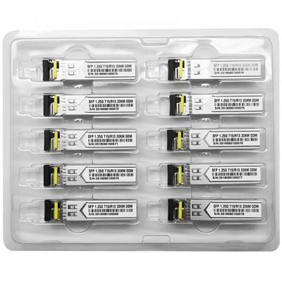 Schakelaar 20Km van 1.25G Lc Enige Tweerichtings Optische Zendontvanger