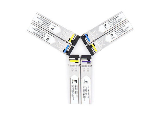 Lage EMI 3.3V 20km de Optische Zendontvangers van 2.5G SFP